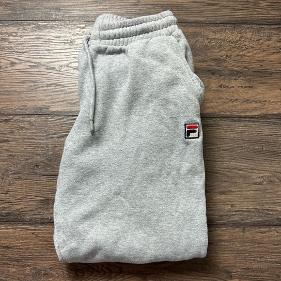 Fila Kids Light Gray Joggers - Picture 2 of 3